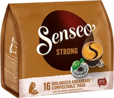 Produktbild von Senseo, Kaffeepads, Kräftig, 16 er, 111 g, UTZ