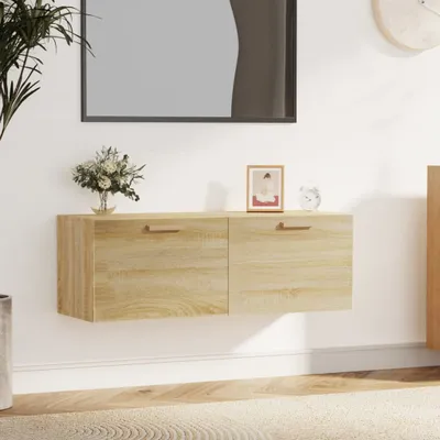 Produktbild von Cloris Designermöbel Wandschrank Sonoma-Eiche 100x36,5x35 cm Holzwerkstoff 2024 Neu