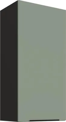 Produktbild von Hoher Wandschrank LUNARA – Breite 45 cm, grün/schwarz