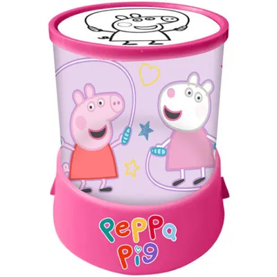 Zdjęcie produktu dla Lampka nocna z projektorem Peppa Wutz