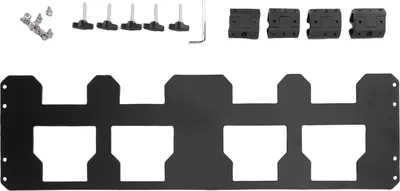 Image de Plaque de montage adaptée à la boîte à outils roulante Packout ou au support de rangement Rail Organizer en alliage d'aluminium