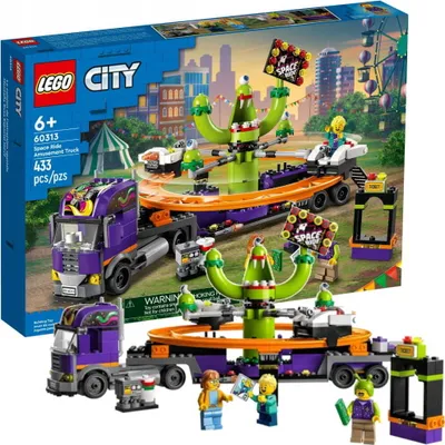 Zdjęcie produktu dla LEGO City Ciężarówka z kosmiczną karuzelą, Zestaw do budowania, 6 lat(a), Plastik, 0 szt., 715 g