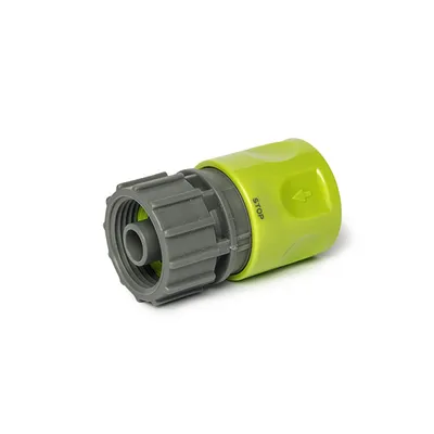 Produktbild von Schlauchkupplung Reparator Schlauchverbinder Hahnanschluß 1/2" 3/4" 1" Bradas 40. Schlauchstück 3/4" m. Stop