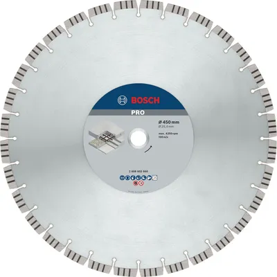 Immagine prodotto di Bosch PRO disco diamantato per calcestruzzo, 450x25,4 mm
