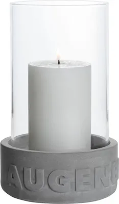 Zdjęcie produktu dla Räder Betonwindlicht Augenblick D.12cm, H.20cm