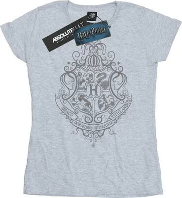 Produktbild von Harry Potter - "Hogwarts Draco Dormiens" T-Shirt für Damen BI23298 (M) (Grau)
