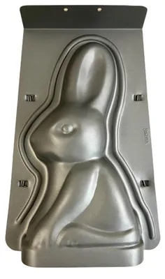 Produktbild von 3D-Backform Osterhase 2-teilig  Antihaftbeschichtung 25 cm, Osterhasenbackform 25 cm