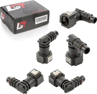 Produktbild von 5x Schnellverschluss Kraftstoffleitung Schlauchkupplung L-Stück 7,89 * 13 mm