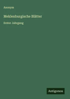 Produktbild von Meklenburgische Blätter