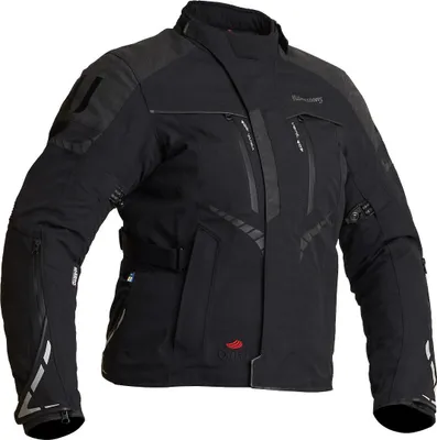 Image de Veste de moto imperméable en textile pour femme Vimo de Halvarsson, noire, taille 44