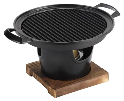 Zdjęcie produktu dla Omgoods - Mini grill do użytku wewnątrz pomieszczeń - Przenośny grill węglowy