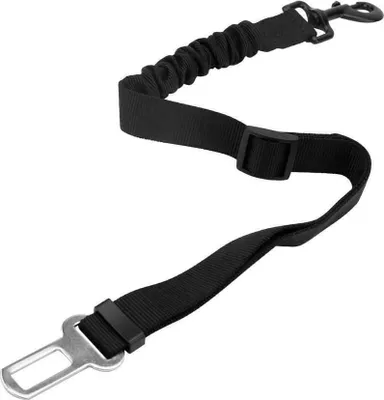 Immagine prodotto di Cintura di sicurezza per cani Intirilife in NERO - Cintura di sicurezza elastica per cani di tutte le razze compatibile con tutte le auto - Cintura di sicurezza regolabile per cani quando si viaggia in auto