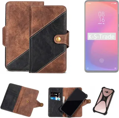 Produktbild von K-S-Trade Handyhülle Schutzhülle Bookstyle Case kompatibel mit Xiaomi Redmi 7 Klapphülle Cover Hülle Schutztasche 1x