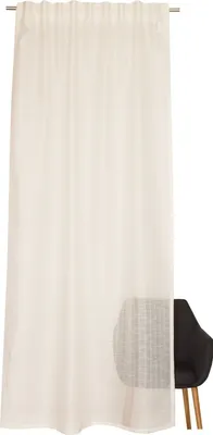 Produktbild von SCHÖNER WOHNEN-Kollektion Transparenter Schlaufenvorhang MESHWORK Sekt 130 x 250 cm