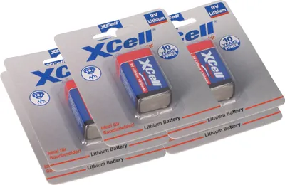 Obrázok produktu pre 5x XCell Lithium 9V Block 1200 mAh 6AM6 v blistri po 1 ks