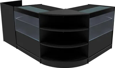 Immagine prodotto di Set di banconi illuminati a LED Eclipse: LM60 + C900 (2 pezzi) + TB60 – Colore nero