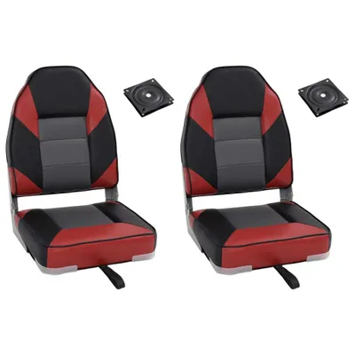 Obrázek produktu pro 4dílné skládací sedadlo do člunu s vysokým opěradlem