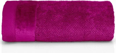 Image de Serviette, serviette en coton, épais, agréable au toucher, Vito 100x150 rose foncé