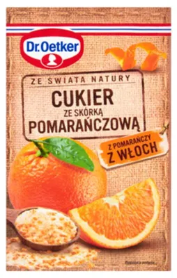 Obrázok produktu pre Cukor Dr. Oetker s pomarančovou kôrou 15 g