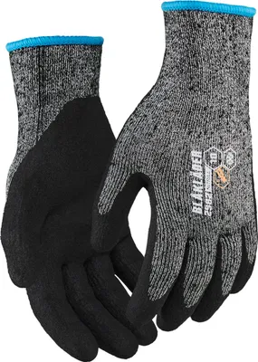 Produktbild von Blakläder Schnittschutz Handschuh C, gefüttert, Nitril-getaucht 2982, Farbe:Schwarz, Größe:10