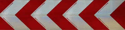 Produktbild von UvV 2,2 Meter KFZ Warnmarkierung Sonderrechte für Baustellenfahrzeuge Normflächen Zuschnitt für 1 Fahrzeug 141 x 2,25 m (je 1,12 links und rechts) gem. DIN 30710