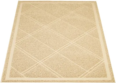 Image de Tapis absorbant pour litière pour chats, Amazon Basics, dimensions 61 x 88,9 cm, couleur beige clair