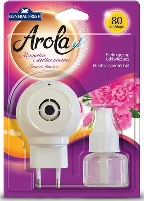 Obrázok produktu pre elektrický osviežovač vzduchu Arola Magnólia a pivonky