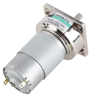 Mini-Gleichstromgetriebemotor 35W, 24V 500 U/min, Metallgetriebe