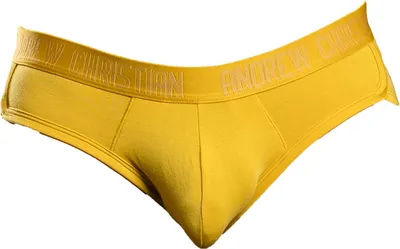 Image de Andrew Christian - Sous-vêtement Slips Hommes - CoolFlex Modal Brief w/ SHOW-IT® Mustard - 1x Taille XL