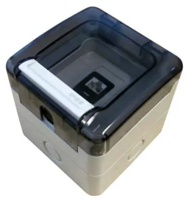 Obrázek produktu pro Hermeticky utěsněná zásuvka 1x RJ45, montáž na omítku (IP66), (bez konektorů) OS001IP