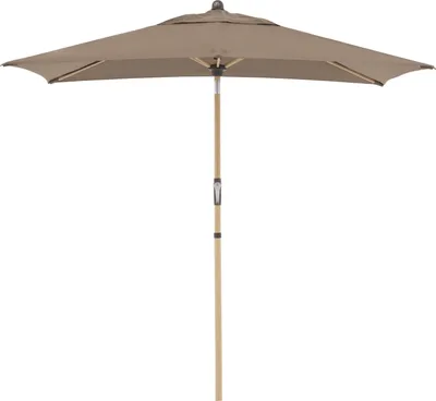 Obrázok produktu pre Slnečník s automatickým naklápaním s ULTRA UV ochranou Doppler ALU WOOD 210 x 140 cm greige
