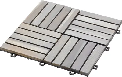 Produktbild von iWerk Holzfliese Akazie Stone 30 x 30 x 1,5 cm 10 Stück