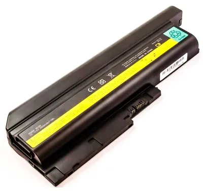 Produktbild von Akku für Lenovo ThinkPad T500 (2243) Li-Ion 10,8 Volt 6600 mAh schwarz.