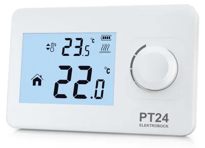 Kamerthermostat mit LCD-Display, 5–35 °C, 0,5 °C Schritte, batteriebetrieben