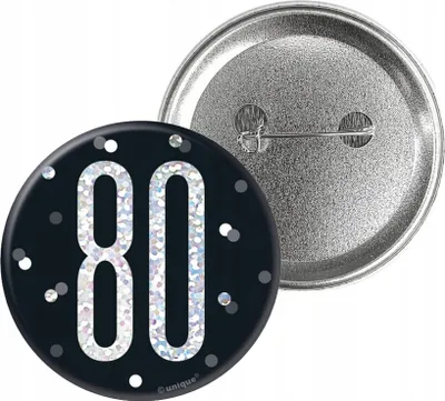 Obrázek produktu pro Kolík černá & stříbrná číslo 80
