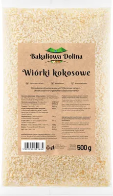 Produktbild von Kokosraspel 500 G - Backzutat - Naturbelassen und Ungesüßt - Ideal für Kokosmakronen