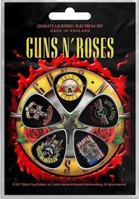Obrázek produktu pro Logo Guns N' Roses "Bullet" – kostka/pírko