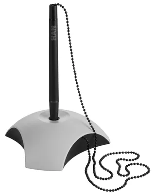 Productafbeelding van HAN 1751-31 DELTA balpenhouder - ketting 68 cm, lichtgrijs-zwart