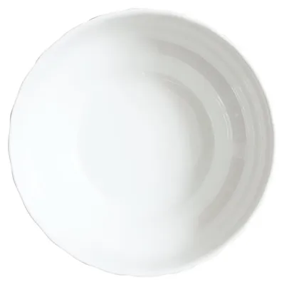 Obrázek produktu pro Mísa na salát z bílého žebrovaného porcelánu 23 cm