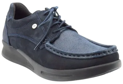 Zdjęcie produktu dla Sznurowane buty damskie Wolky One Stretch w kolorze niebieskim, rozmiar 38