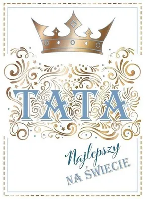 Productafbeelding van Feestkaart B6 - "Papa Blue" met felicitaties en envelop