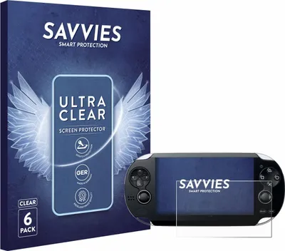 Produktbild von 6x Für Sony Playstation PS Vita Schutzfolie Savvies Displayschutz Display Schutz Folie Klar Transparent