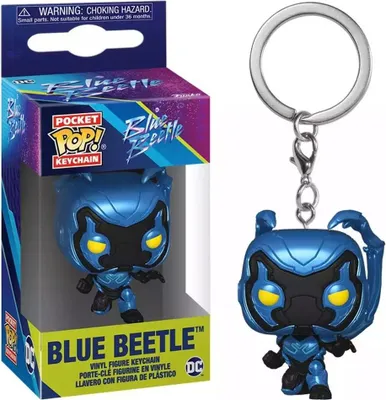 Obrázek produktu pro Funko Blue Beetle POP! vinylová klíčenka 4 cm Blue Beetle Display (12)