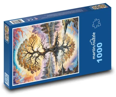 Obrázek produktu pro Puzzle 1000 Strom života v krajině - martinpuzzle