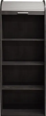 Produktbild von Jalousieschrank "Jalousieschrank" in graphit / weiß mit 2 Einlegeböden. Abmessungen (BxHxT) 69x192x44 cm