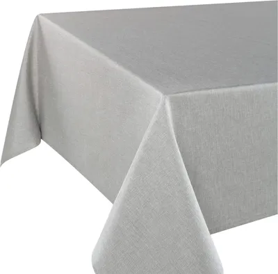 Produktbild von Tischdecke WIEN grau Premium, schmutzabweisend, ganzjährig, rechteckig 140x220 cm