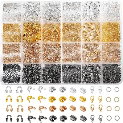 Produktbild von Armbandverschlüsse 2160 Stück, 4 Farben, für Schmuckherstellung