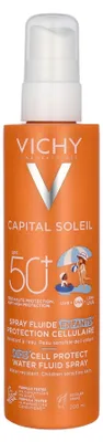 Produktbild von Vichy Capital Soleil Kids Cell Protect Fluid Spray SPF50+