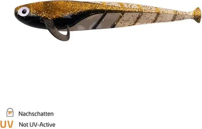 Produktbild von Zeck Quappie - Gummifisch, Länge / Packungsinhalt:8cm / 4 Stück, Zeck Farbe:Nachtschatten