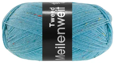 Produktbild von Lana Grossa - Meilenweit 100g Tweed 0181 hellpetrol